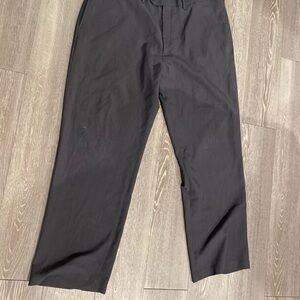Haggar Men's Elegant Gray Dress Trousers